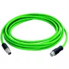 TELEGÄRTNER L82005A0000 Cable de fibra óptica LC-Duplex a LC-Duplex OM3 multimodo, 10 m, aqua, LSZH 100017385