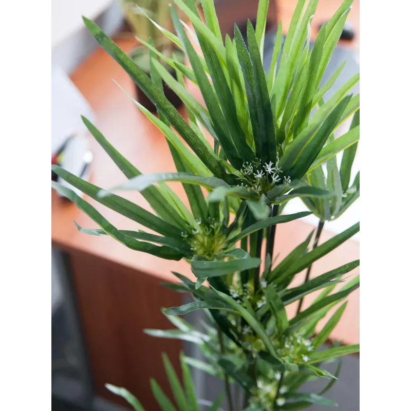 EUROPALMS Ciberpapiro artificial, 76 cm, en maceta negra 82600138