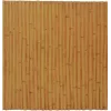 EUROPALMS panel de pared de bambú 100x100 cm placa decorativa natural 83313220