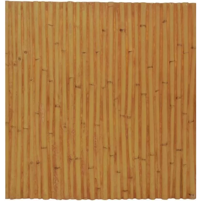 EUROPALMS panel de pared de bambú 100x100 cm placa decorativa natural 83313220