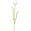 EUROPALMS Crystal Tulip flor artificial, blanca, 61 cm, pack de 12 (82600204)