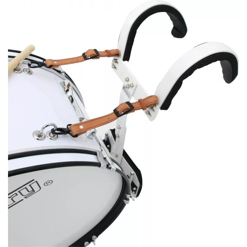 DIMAVERY MB-424 bombo de marcha 24x12 blanco 26010361