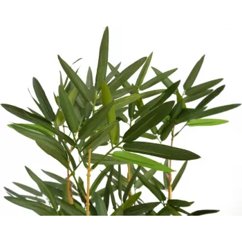 EUROPALMS bambú artificial en cuenco decorativo, 150 cm 82509262