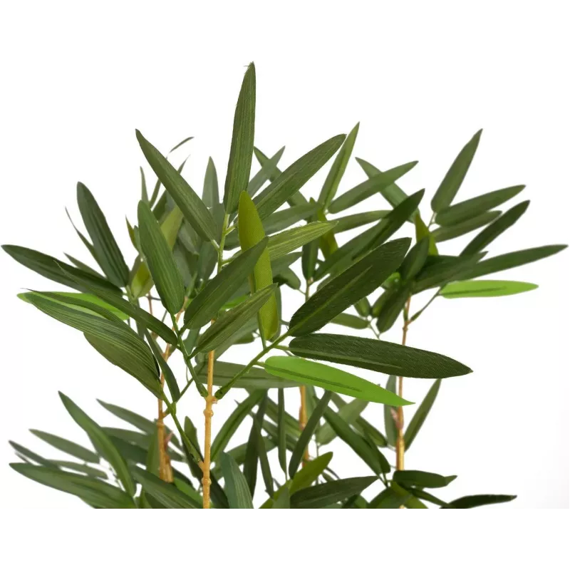 EUROPALMS bambú artificial en cuenco decorativo, 150 cm 82509262