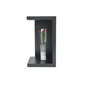 EUROPALMS Crystal Rose flor artificial, transparente, 81 cm, pack de 12 pack ahorro 82600210