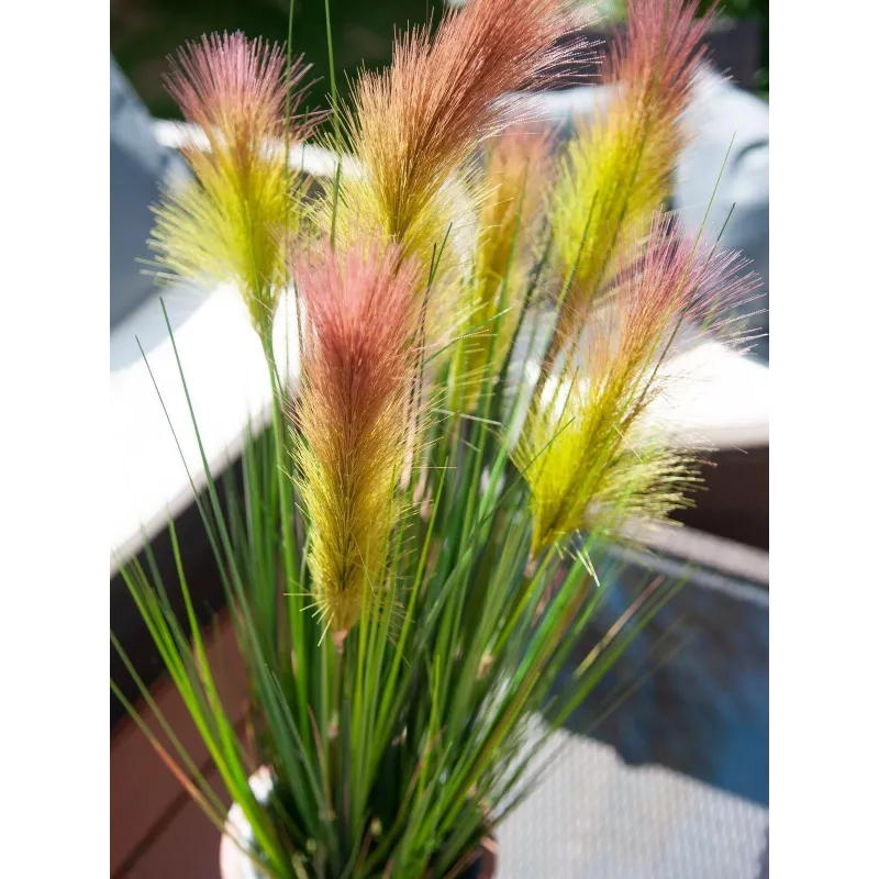 EUROPALMS hierba de las pampas artificial, rosa, 90 cm 82505865