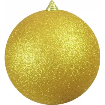 EUROPALMS bola decorativa 20 cm oro con purpurina 83501279