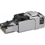 TELEGÄRTNER 100040203 módulo keystone RJ45 Cat.6A blindado IDC sin herramientas