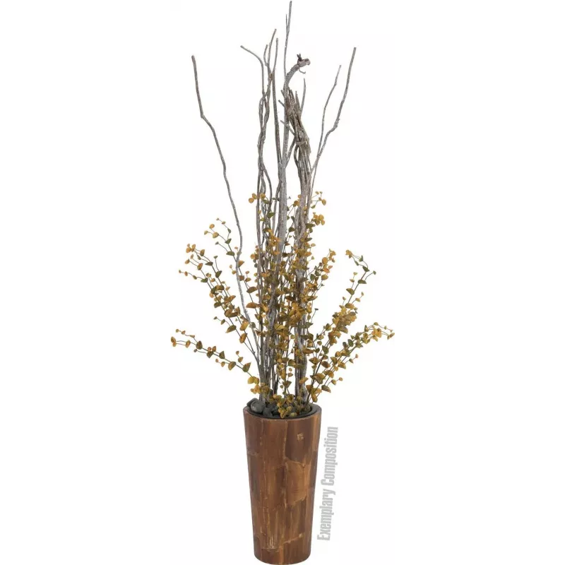 EUROPALMS rama de eucalipto artificial, verde amarillento, 110 cm 82505622