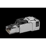 TELEGÄRTNER 100039917 conector RJ45 de montaje en campo Cat.6A blindado acero inoxidable