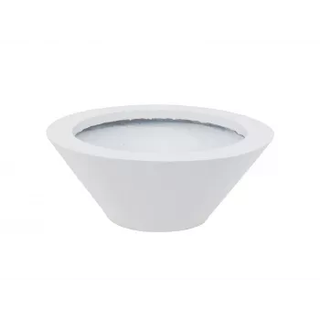 EUROPALMS Leichtsinn Bowl-15 cuenco decorativo, blanco, brillante 83011822