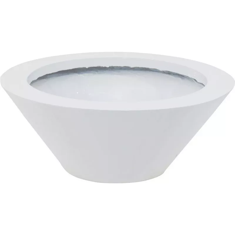 EUROPALMS Leichtsinn Bowl-15 cuenco decorativo, blanco, brillante 83011822