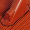 TechniSat Juego de teja de tejado de aluminio, rojo teja con manguito de goma (0000/1719)