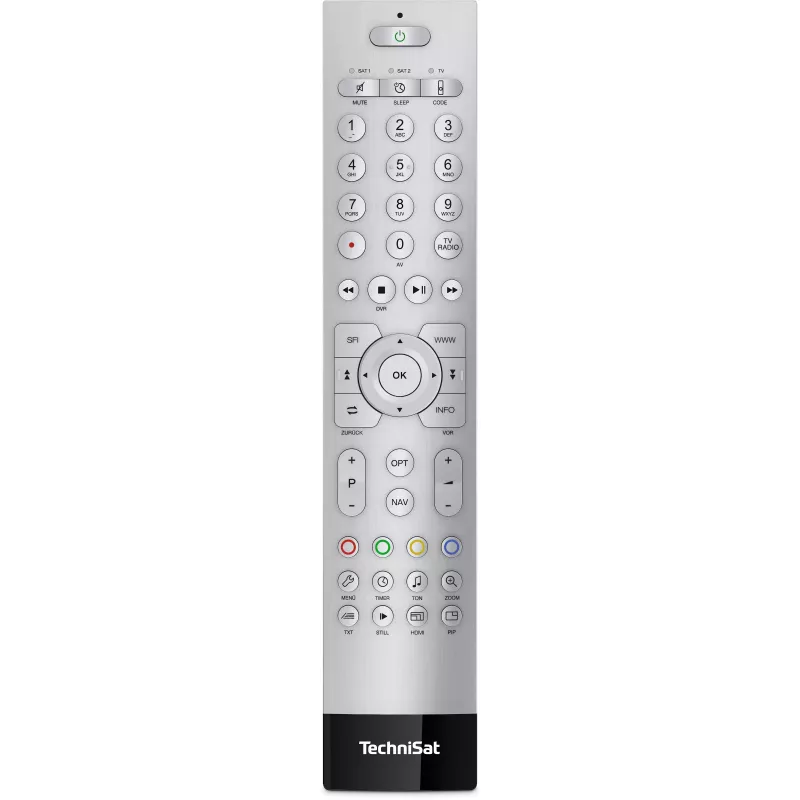 TechniSat TechniControl II ALU Plata Mando a distancia universal (FB Code TV) 0002/3859
