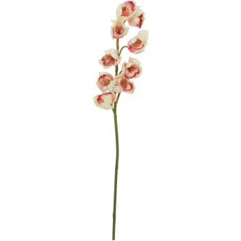 EUROPALMS Rama artificial de cymbidium, crema-rosa, 90cm 82530311