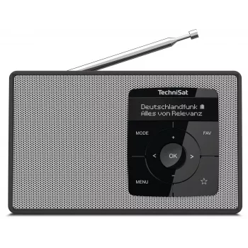 TechniSat DIGITRADIO 2 DAB+ FM Bluetooth Radio despertador negro/blanco 0002/3910