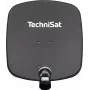 TechniSat Antena parabólica con LNB, 45 cm de diámetro, aluminio, LNB individual (1345/8195)
