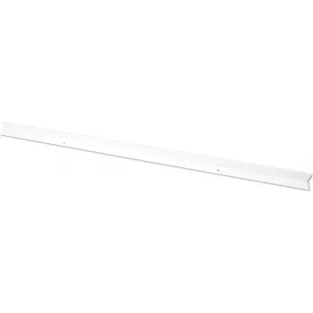 EUROPALMS Raíl de techo para separador de ambientes 124 cm plateado 83313415
