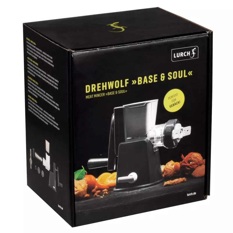 LURCH Base&Soul Picadora de carne manual gris blanco (200500)