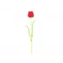 EUROPALMS Tulipán de cristal Flor artificial, rojo, 61cm, pack de 12 82600205