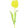 EUROPALMS Crystal Tulip Flor artificial, amarilla, 61 cm, pack de 12 82600207