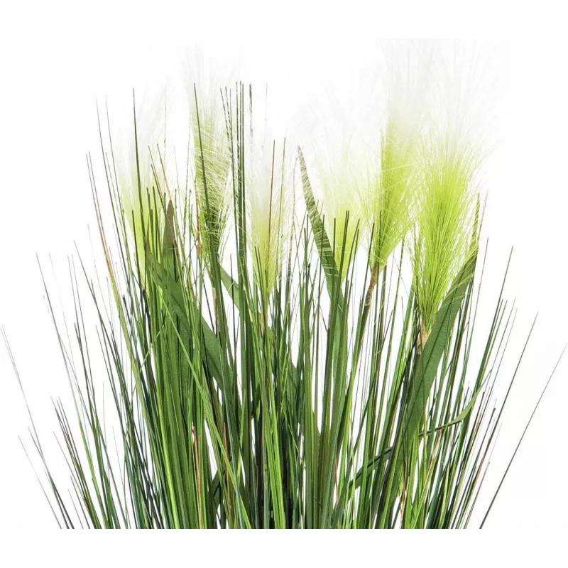 EUROPALMS Planta artificial de hierba plumosa, blanca, 60cm 82505864