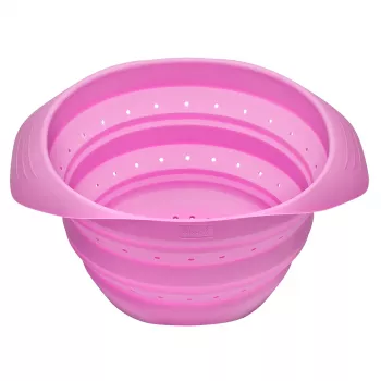 LURCH Colador plegable Traube 24 cm silicona con base de PP 210286