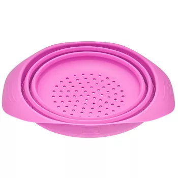 LURCH Colador plegable Traube 24 cm silicona con base de PP 210286
