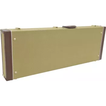 Dimavery Estuche de madera para guitarras eléctricas, tweed 26341036