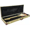 Dimavery Estuche de madera para guitarras eléctricas, tweed 26341036