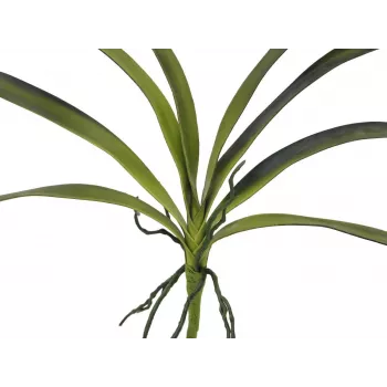 EUROPALMS Hoja de orquídea artificial (EVA), verde, 45 cm 82530574