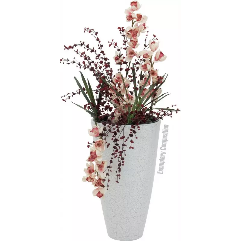 EUROPALMS Hoja de orquídea artificial (EVA), verde, 45 cm 82530574