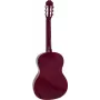DIMAVERY AC-303 Guitarra clásica, rojo 26241011