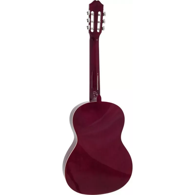 DIMAVERY AC-303 Guitarra clásica, rojo 26241011