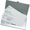 JÜSCHA Alassio tarjetero, aluminio, plata mate, para aprox. 10 tarjetas, 93 x 60 x 5 mm 0334