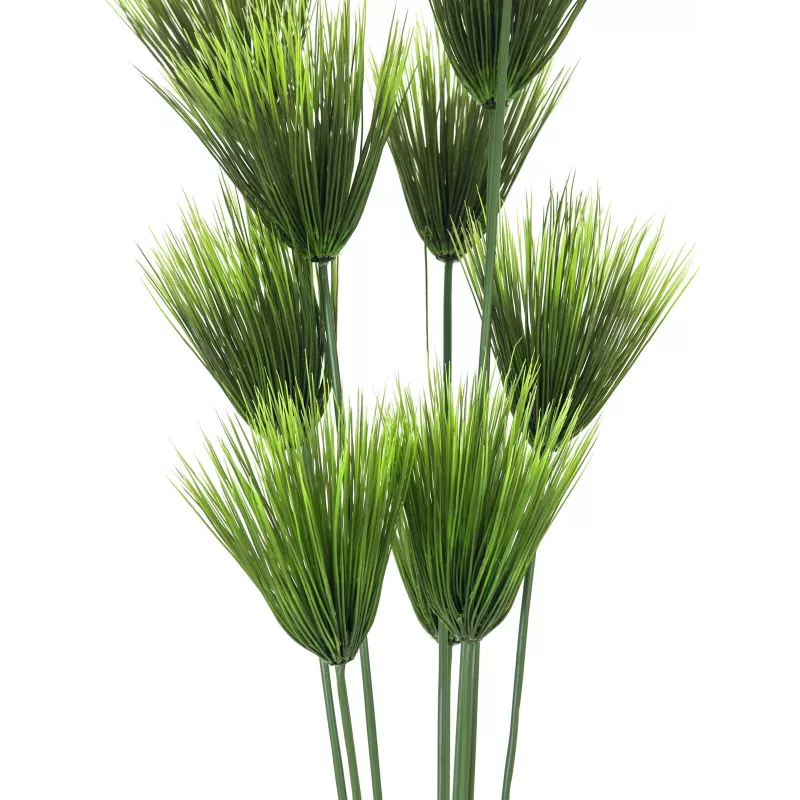 EUROPALMS Planta artificial de papiro, 150 cm, verde, en maceta negra 82600223