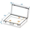 DIMAVERY Effector-Case Large Pedalboard Flight Case 26380060