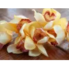 EUROPALMS Rama artificial de cymbidium, amarillo, 90 cm 82530314
