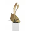 EUROPALMS Cabeza de hoja de palma seca, dorado, 60 cm 83502362