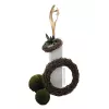 EUROPALMS Cabeza de hoja de palma seca, dorado, 60 cm 83502362