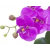 EUROPALMS Arreglo artificial de orquídeas 4, phalaenopsis blancas en maceta de cerámica, 60 cm 82530349
