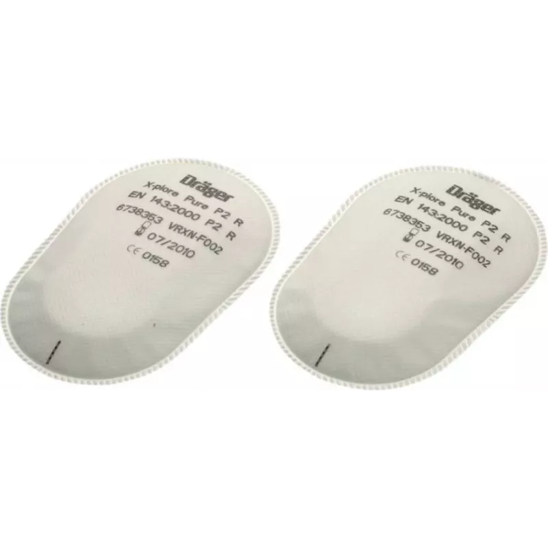 Dräger X-plore Pure P2 R filtro de partículas de bayoneta (pack de 2) 6738353