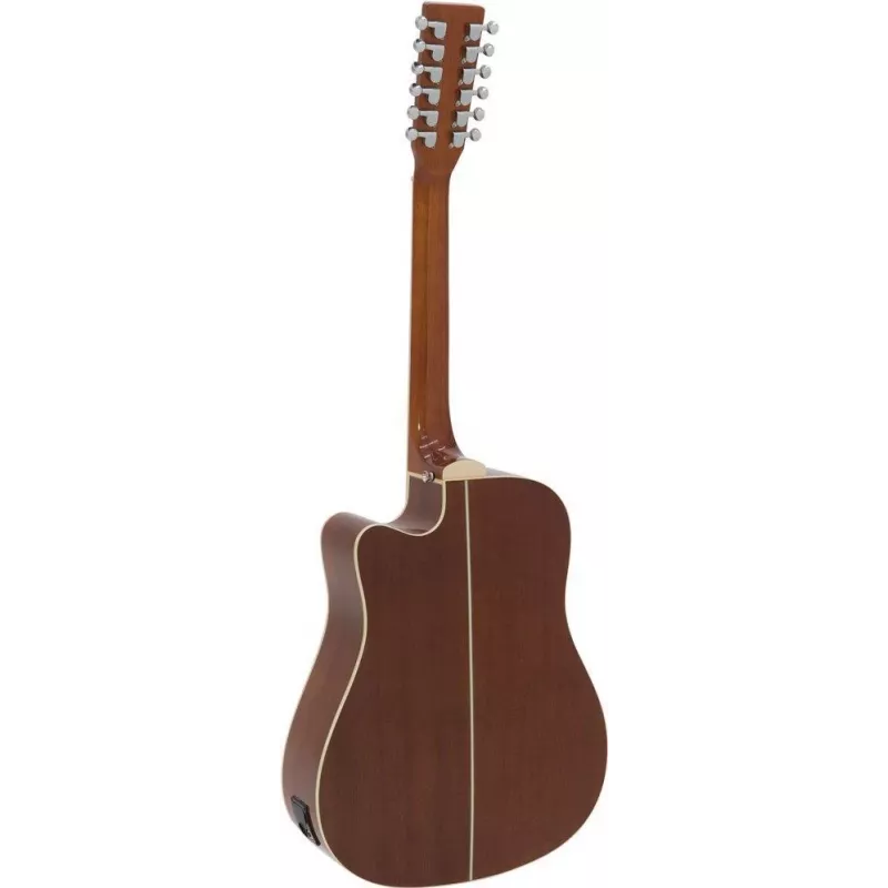 DIMAVERY DR-612 guitarra acústica western de 12 cuerdas, natural 26231281