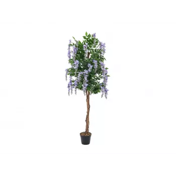 EUROPALMS árbol de lluvia de oro artificial (Laburnum), violeta, 150cm 82507135