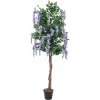 EUROPALMS árbol de lluvia de oro artificial (Laburnum), violeta, 150cm 82507135