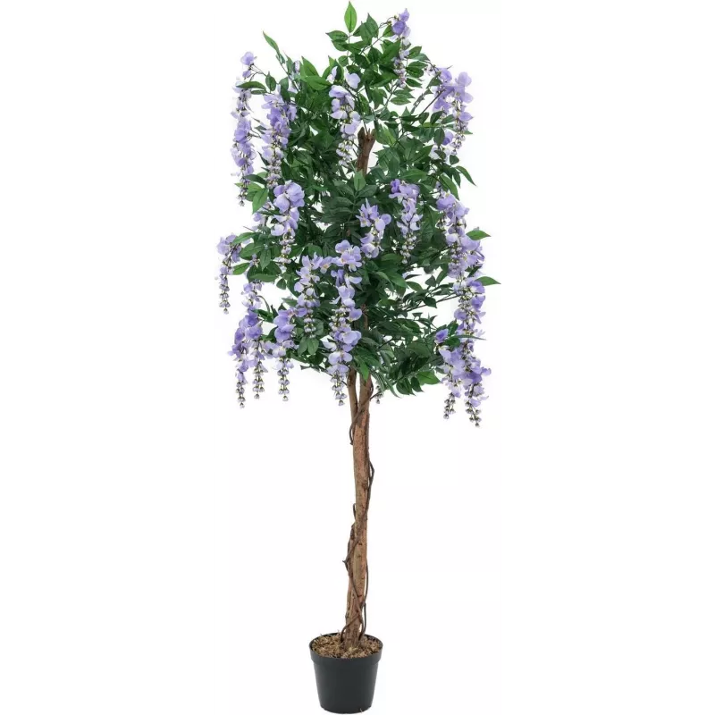 EUROPALMS árbol de lluvia de oro artificial (Laburnum), violeta, 150cm 82507135