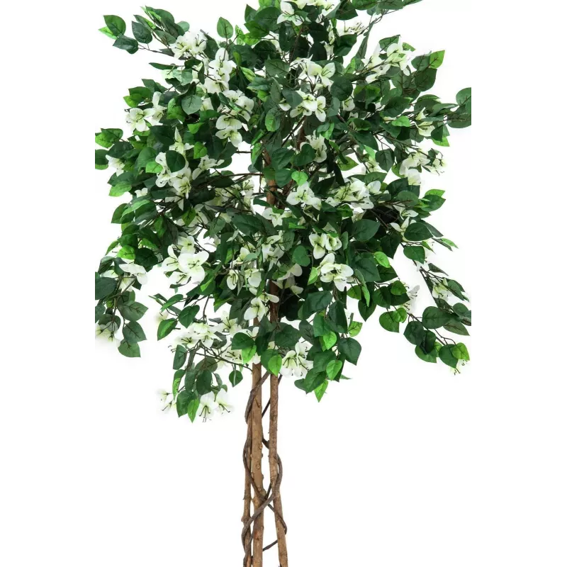 EUROPALMS buganvilla planta artificial, blanca, 150cm 82507085