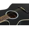 DIMAVERY AW-400 guitarra acústica dreadnought para zurdos, negra 26235090
