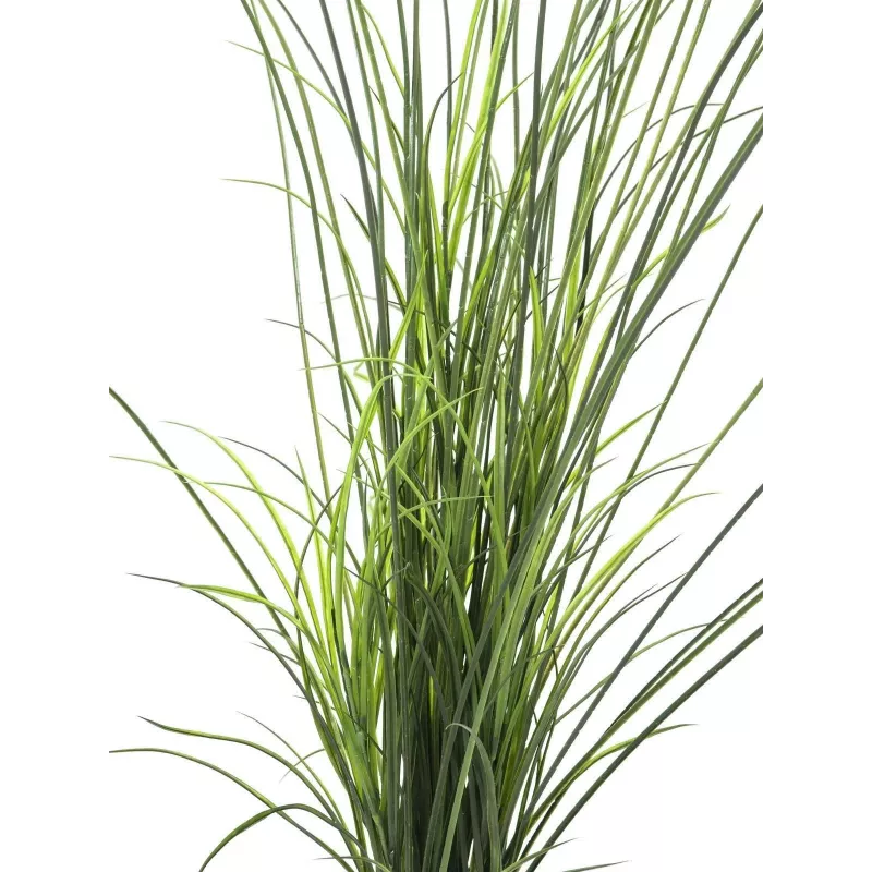 EUROPALMS hierba de caña artificial, 145cm, verde/marrón, en maceta 82600229