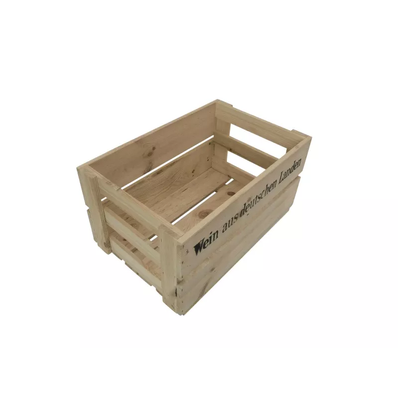 EUROPALMS Caja de vino de madera natural 500x400x300 mm 83502364